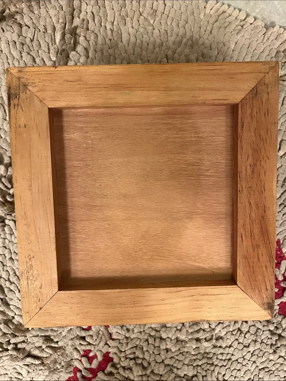 Handcrafted Red Heart Stained Glass Box